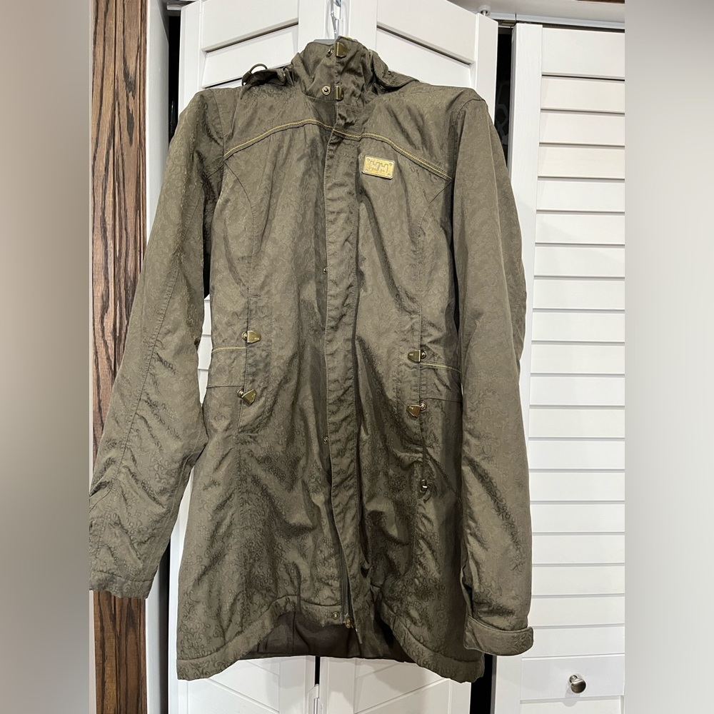 Helly Hansen Green Floral Winter Jacket Size S